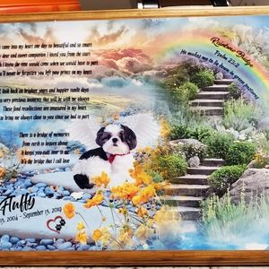 Custom made memorial plaque